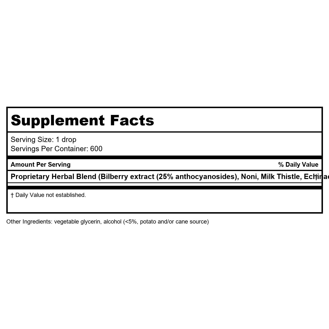 Bio-Botanical Research Biocidin Broad Spectrum Remove Liquid Formula 1oz