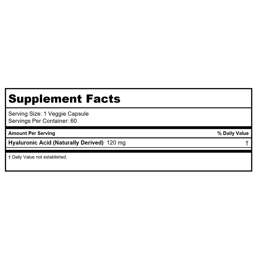 Lasante Hyaluronic 100mg MSM 60 cap