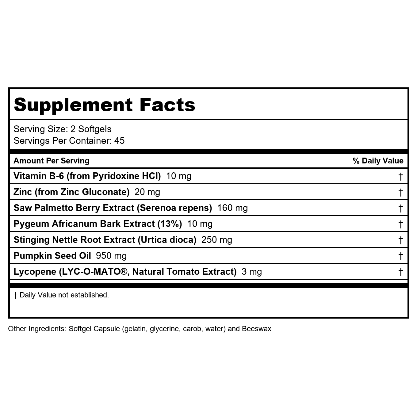 LaSante Prostate Support 90 Softgel