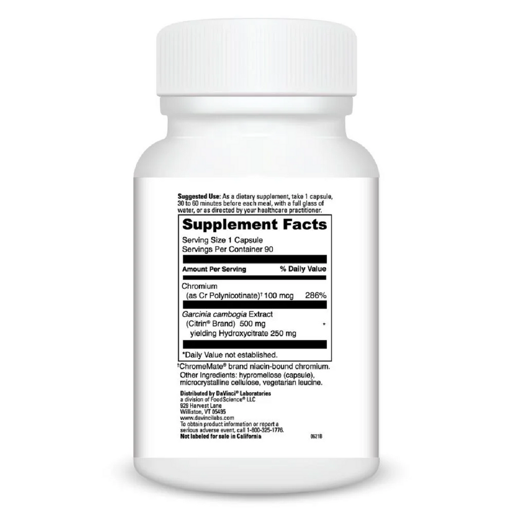 Davinci Garcinia Cambogia w/Chromemate 90 Capsules