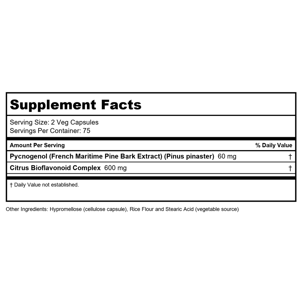 Now Foods Pycnogenol 30mg 150 Vcaps - 3266