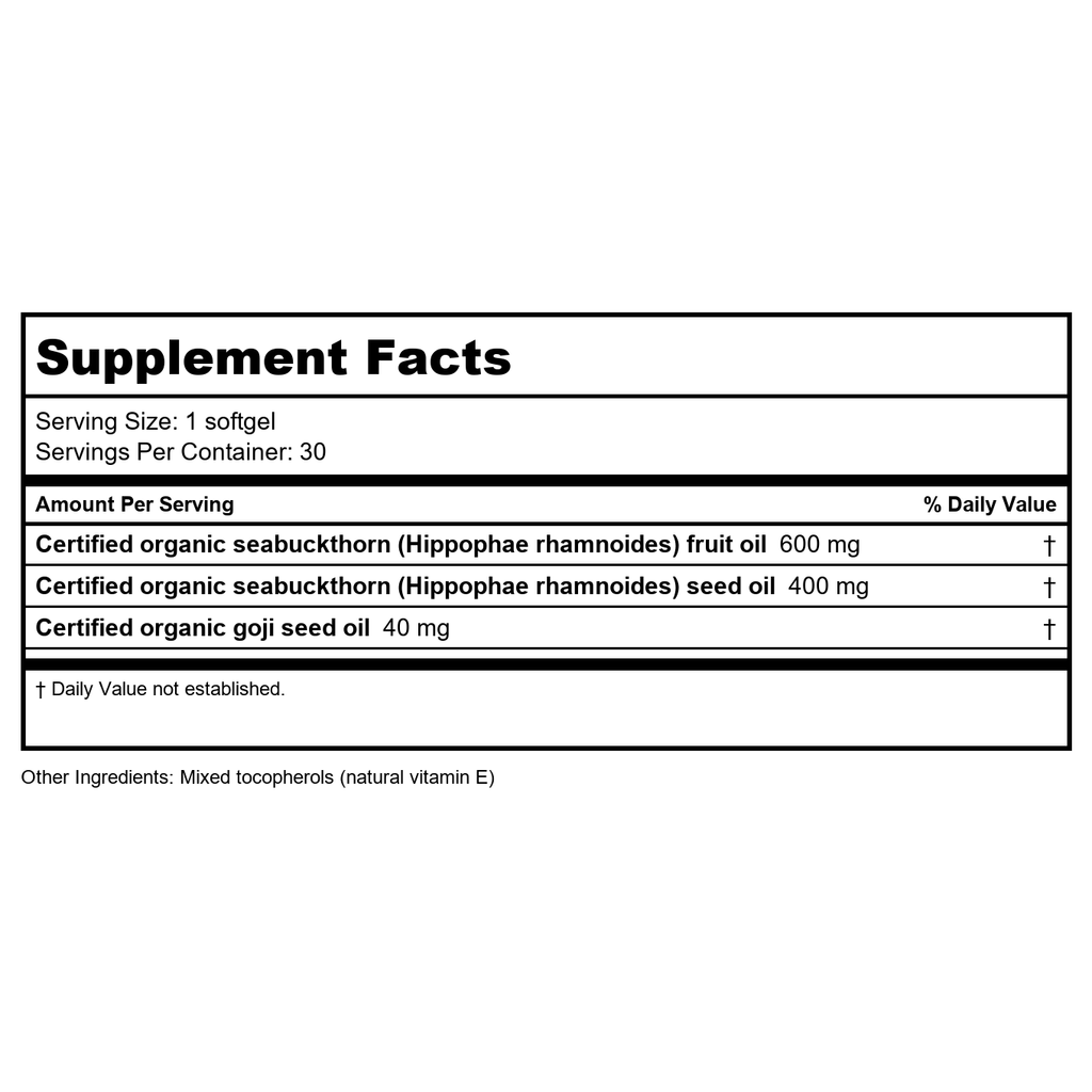 NFH Seabuckthorn SAP 30 Softgels -