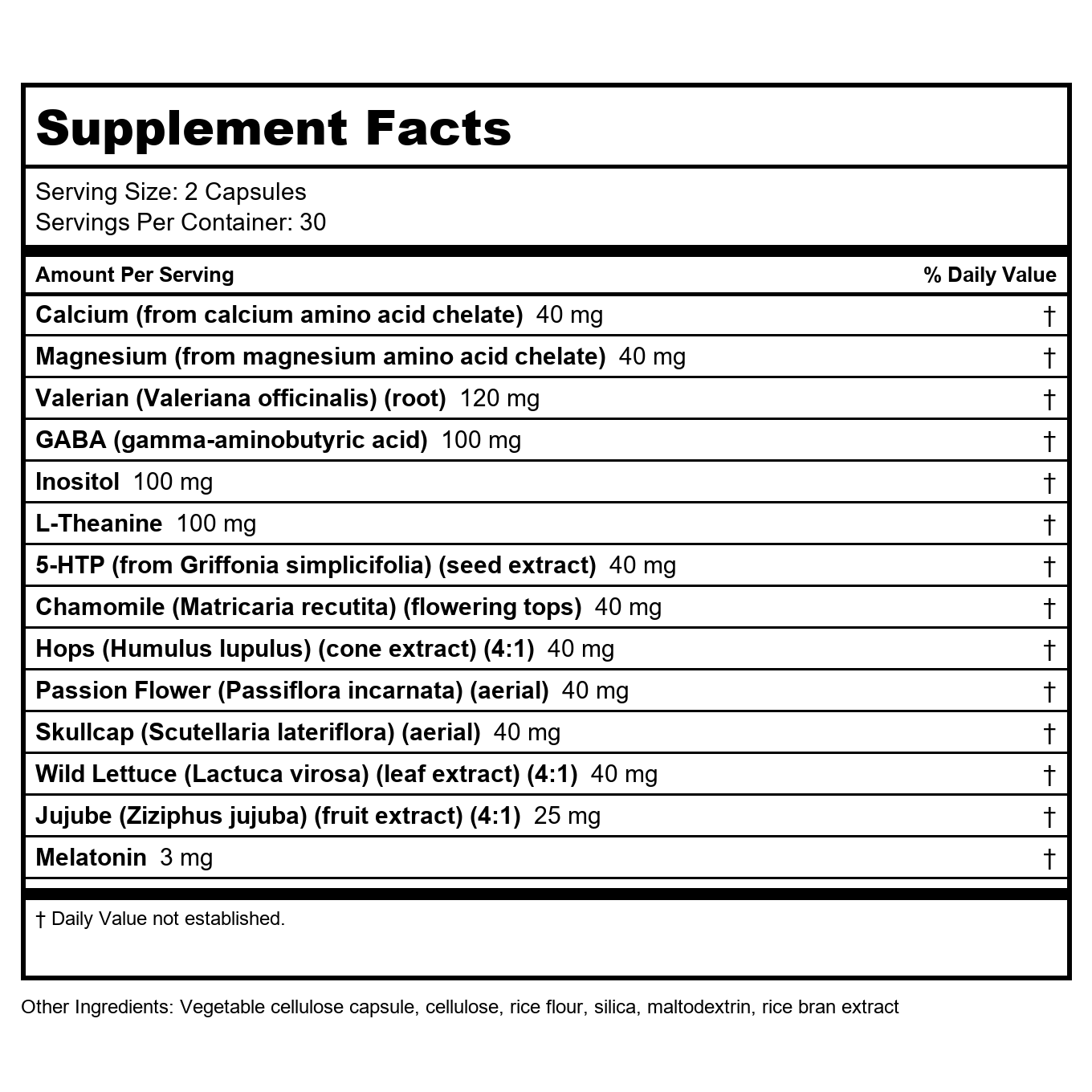 Nutra Biogenesis Sleep Factors 60 Capsules 57653