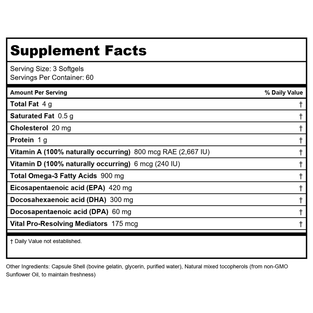 Jigsaw Health Alaskan Cod Liver Oil 180 Softgels -
