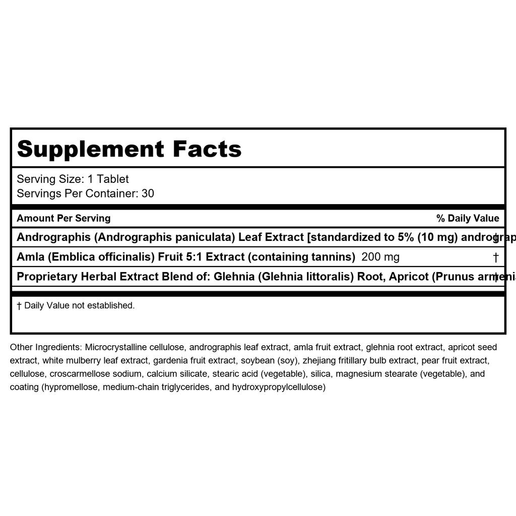 Metagenics Andrographis Plus 30 Tablets - 2 Pack -