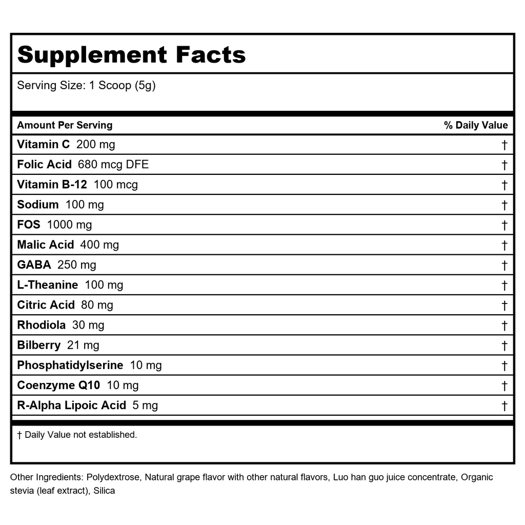 Nutra BioGenesis Focus Fizz 150grams 10429
