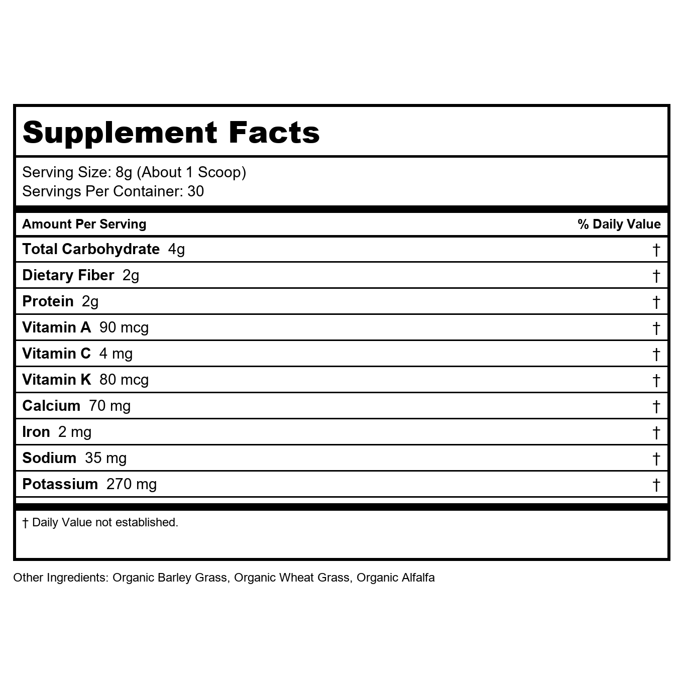 Amazing Grass Amazing Trio 8.5 Oz 30 Servings