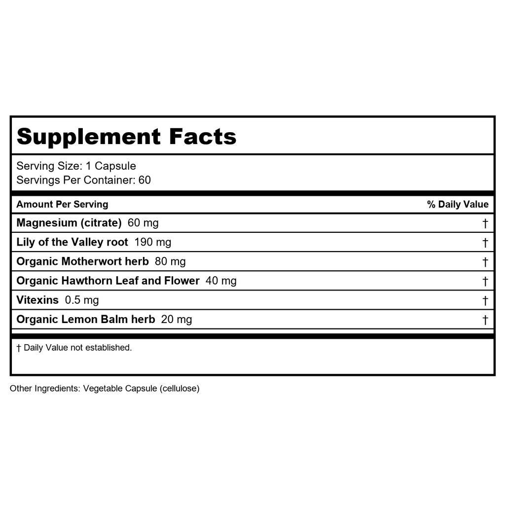 Restorative Formulations Cardiac Calm Px 90 Vcaps