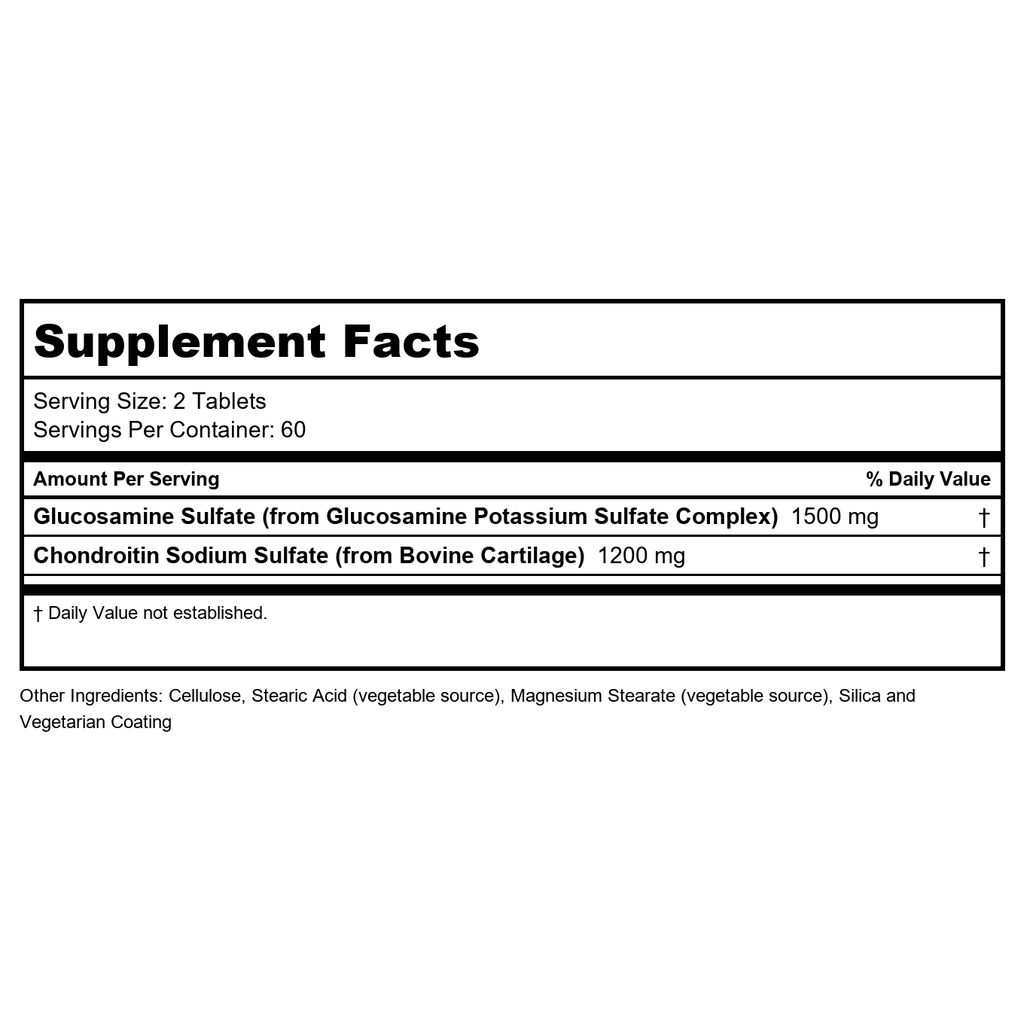 Protocol For Life Balance Glucosamine & Chondroitin Extra Strength 120 Tablets - P3243