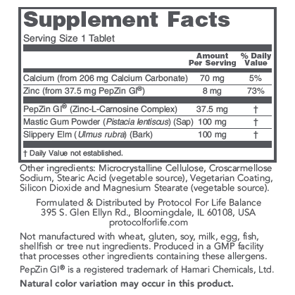 Protocol for Life Balance GI Guard AM 60 Tablets - P3345