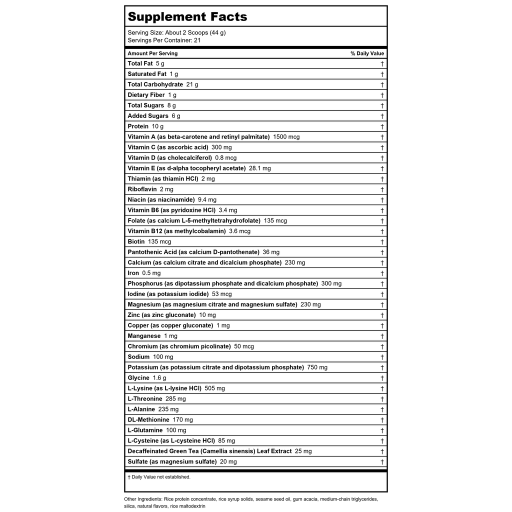 Metagenics UltraClear PLUS pH/RICE Vanilla 34.1oz