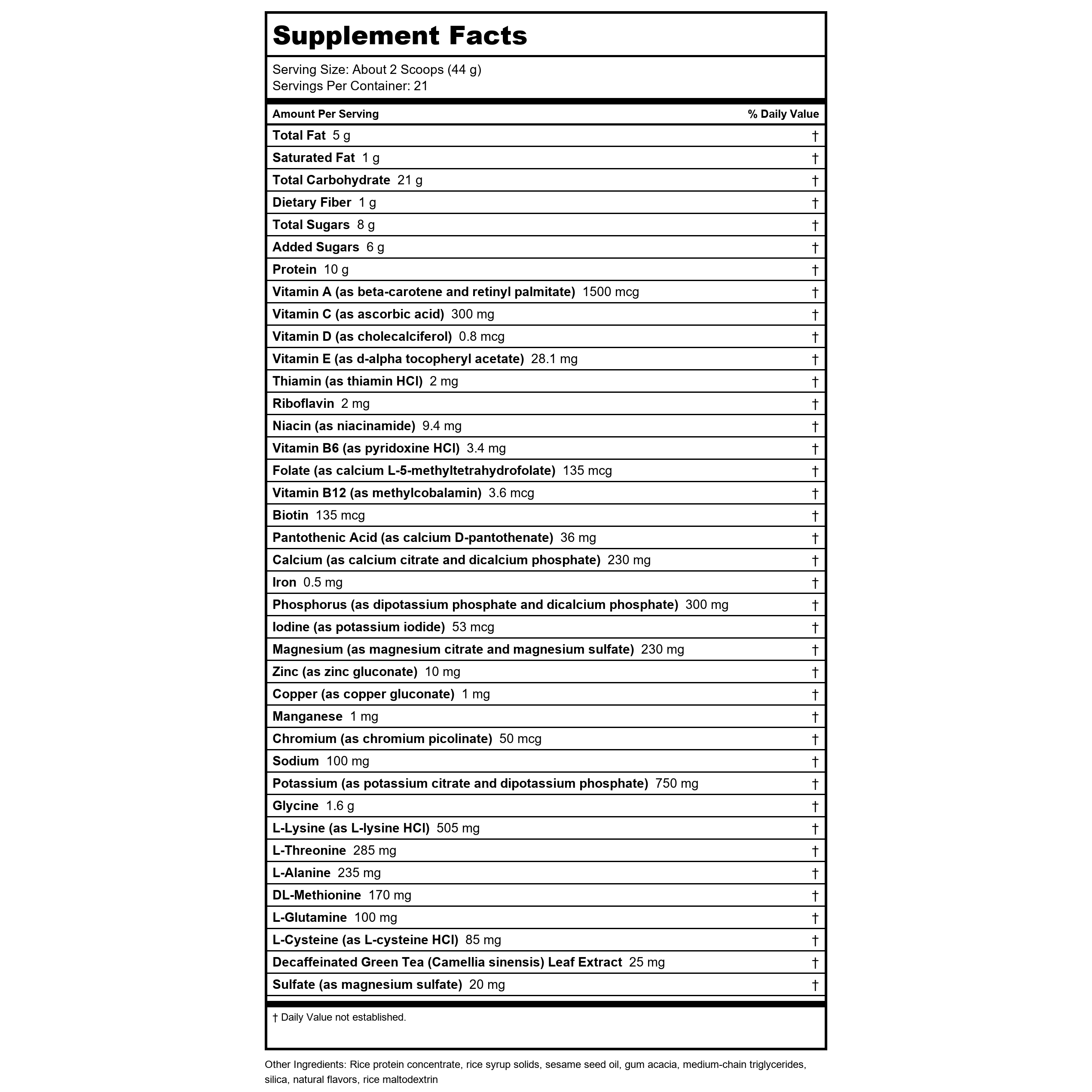 Metagenics UltraClear PLUS pH/RICE Vanilla 34.1oz