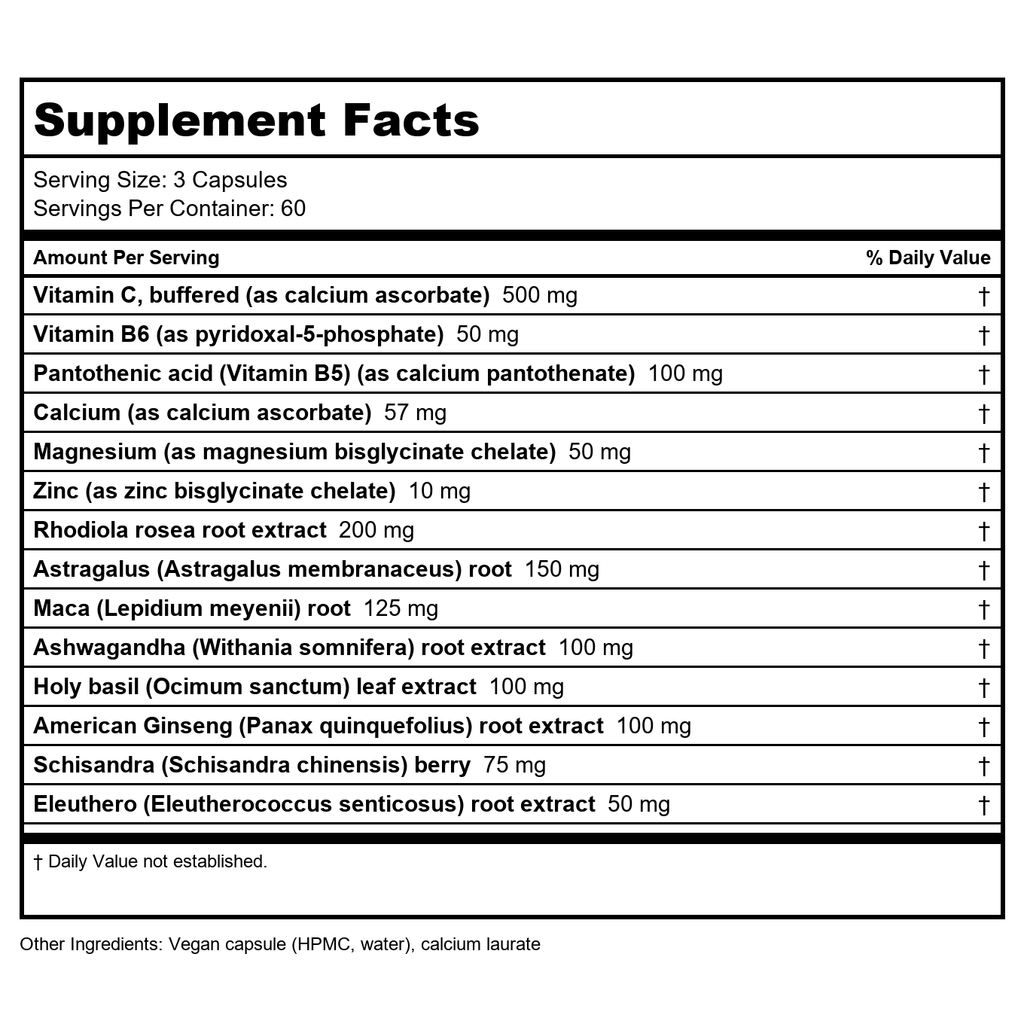 Vitanica Adrenal Assist 180 Vcaps