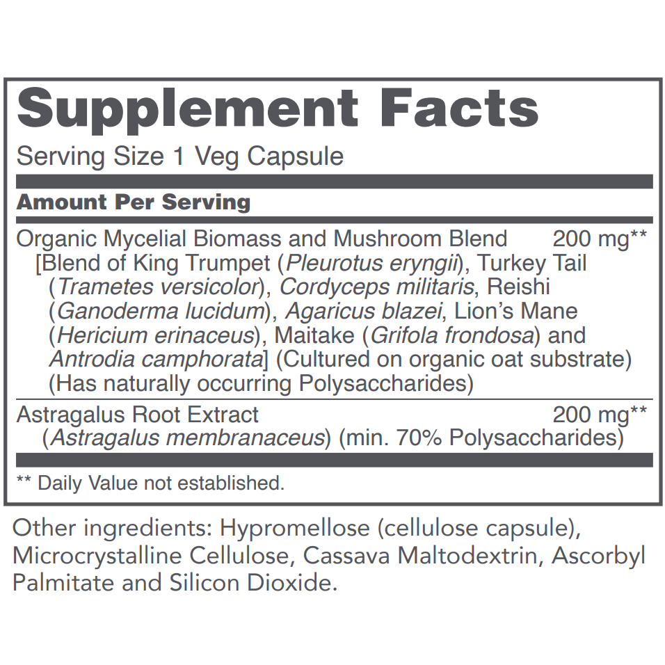 Protocol For Life Balance Mycel Immune Plus 90 Capsules