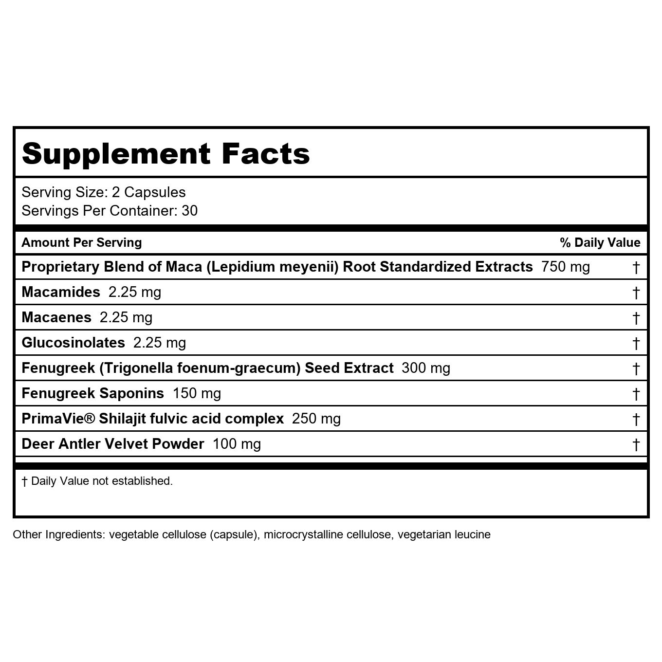 Davinci Andro Benefits 60 Capsules