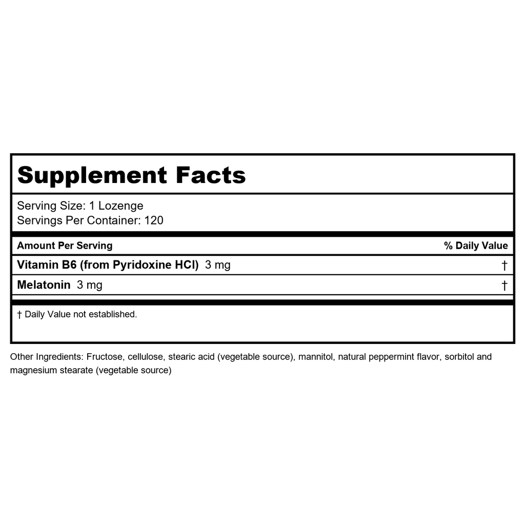 Protocol for Life Balance Melatonin 3 Mg 120 Logenzes - P3258