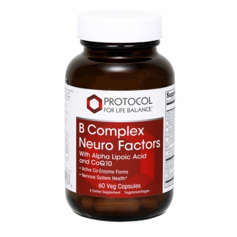 Protocol For Life Balance B Complex Neuro Factors 60 Vcaps - P0406