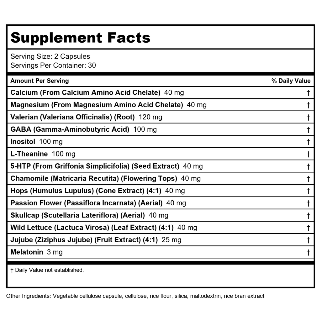 Nutra Biogenesis Sleep Factors 60 Capsules - 2 Pack