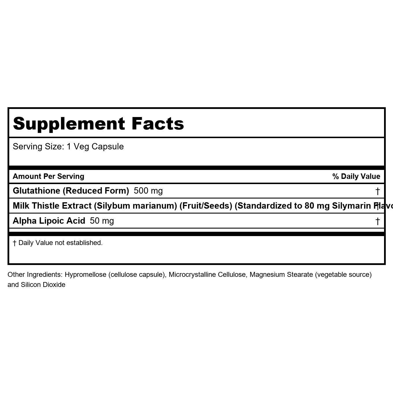 Protocol For Life Balance Glutathione 500mg 60Vcap - P0104