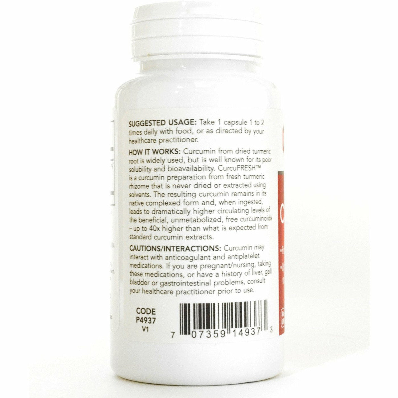 Protocol For Life Balance CurcuFRESH 500 Mg 60 Vcaps - P4937