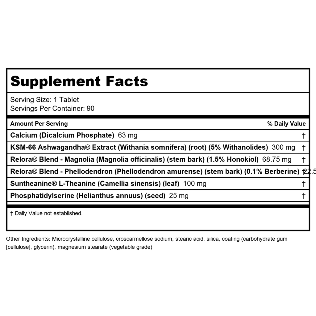 Bioclinic Naturals CortAlign Stress Manager 90 Tablets