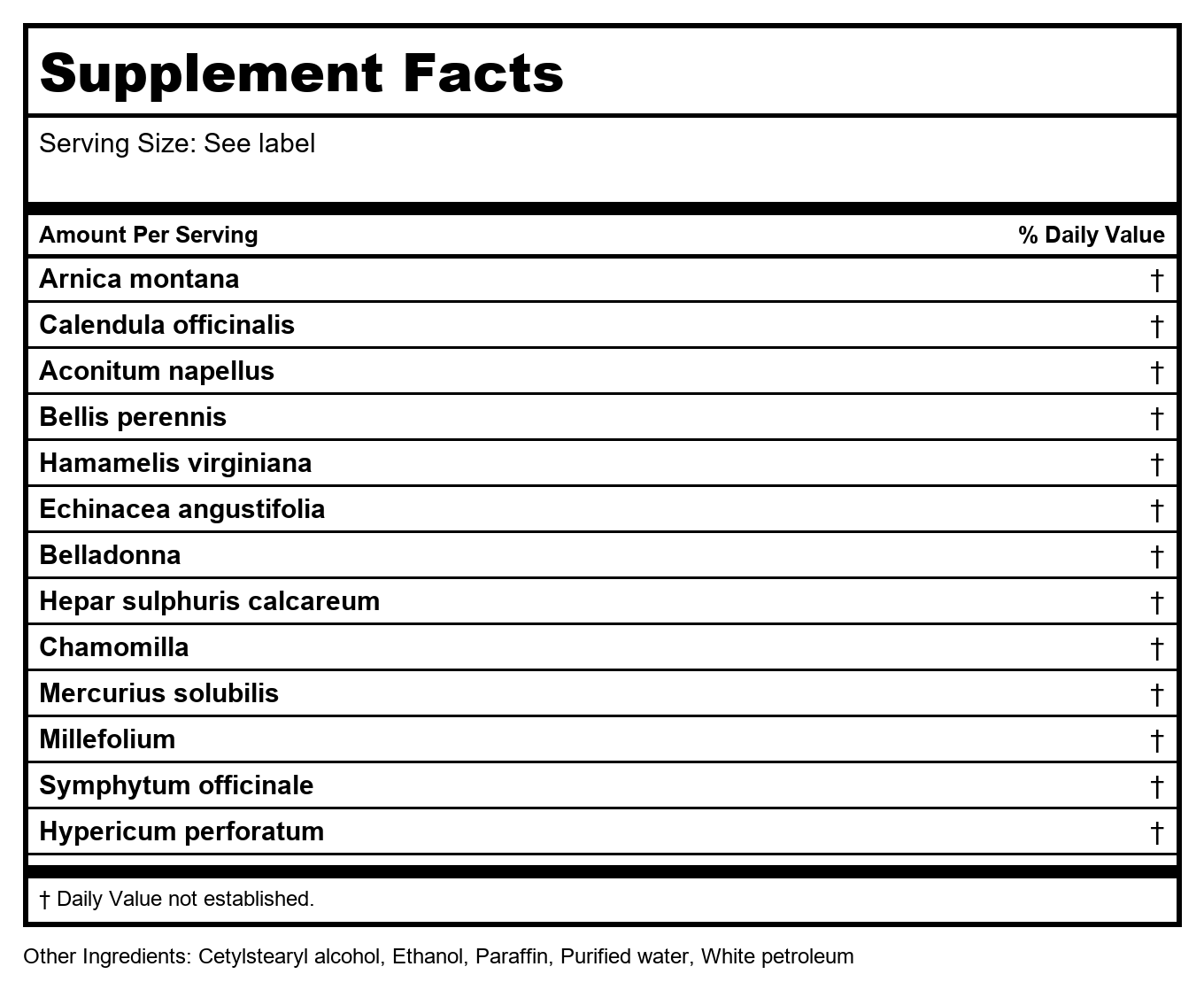 MediNatura Traumeel RX Ointment 100 Grams 3.53 oz