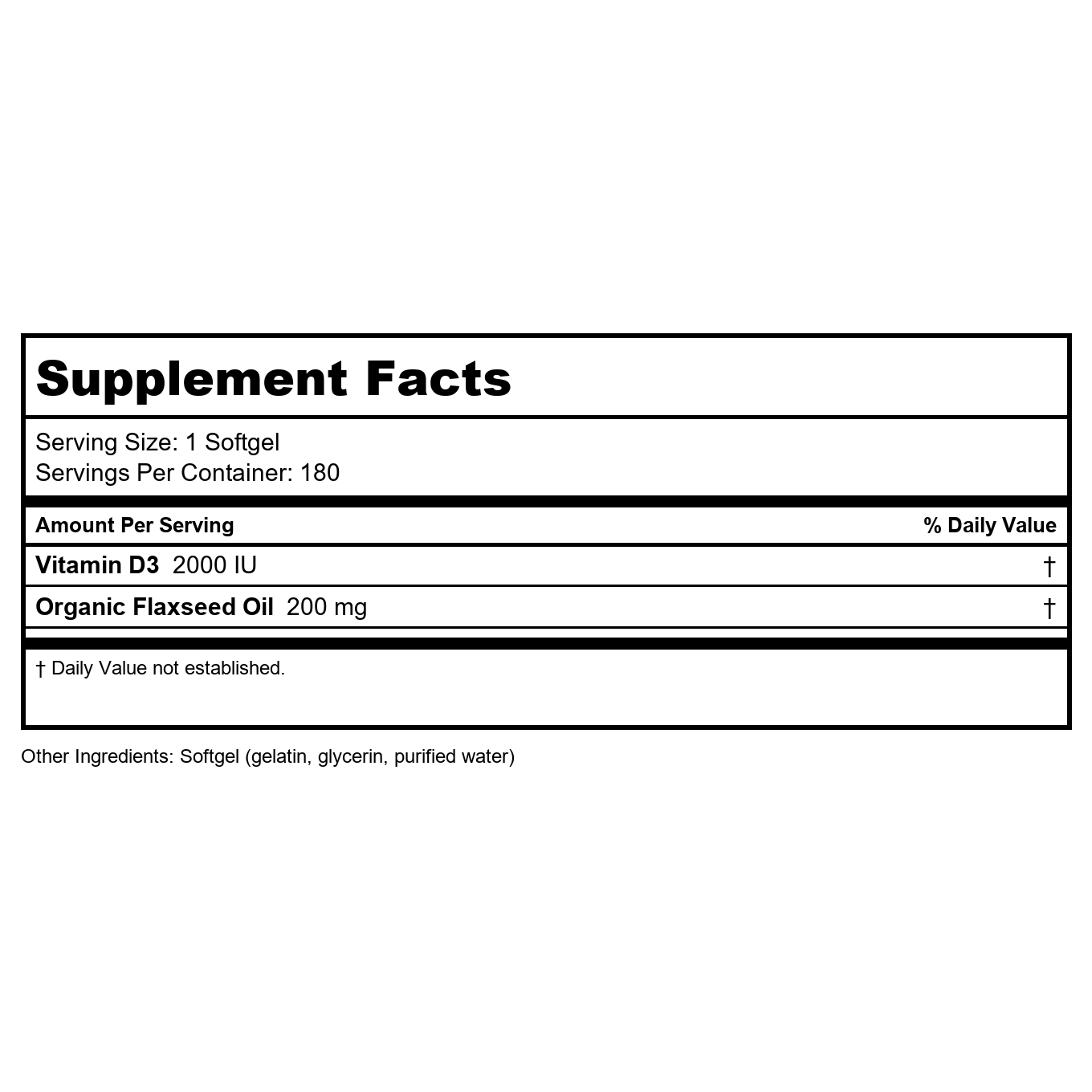 Bioclinic Naturals Vitamin D3 2000 IU 180 Softgels - B008B4OXC8 - B00GOKXSWW