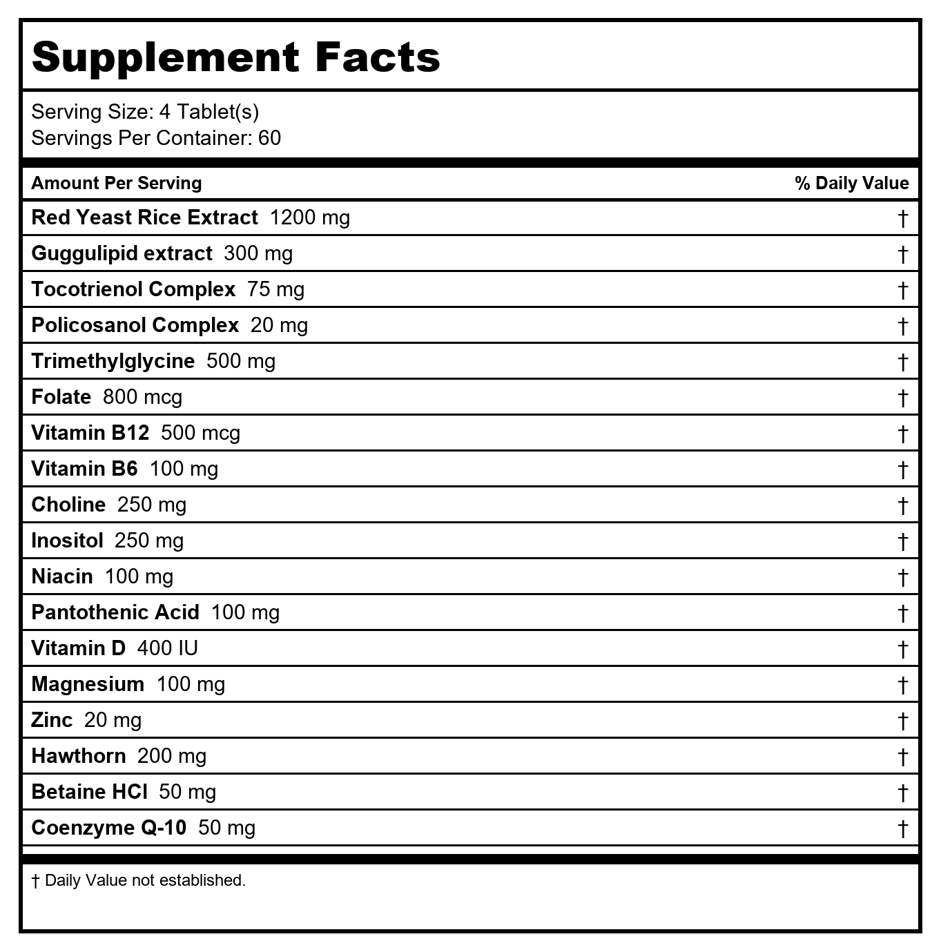 Biospec Cholesterol Complete 240 Tablets