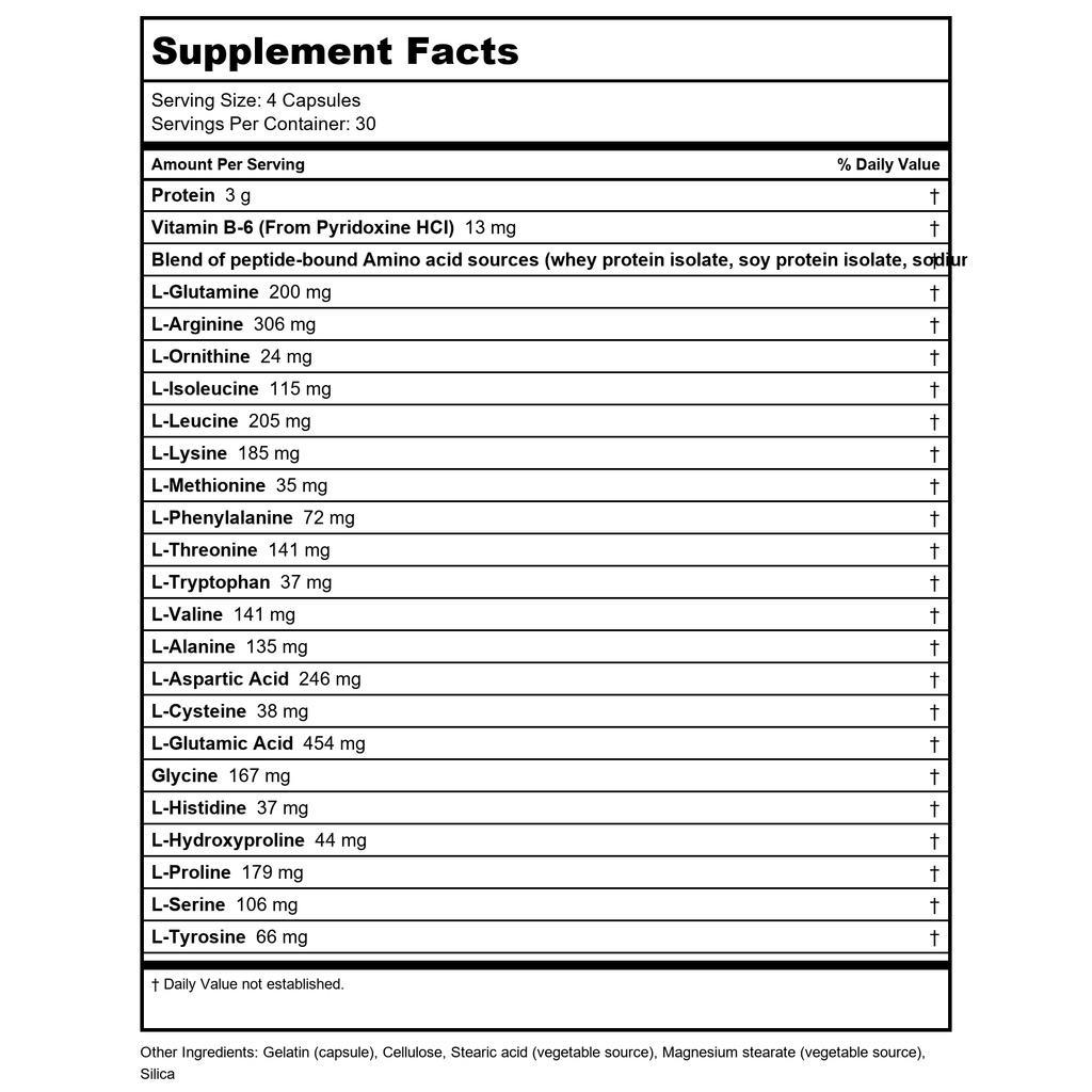 Now Sports Amino Complete 120 Vcaps - 0011 - 6 Pack