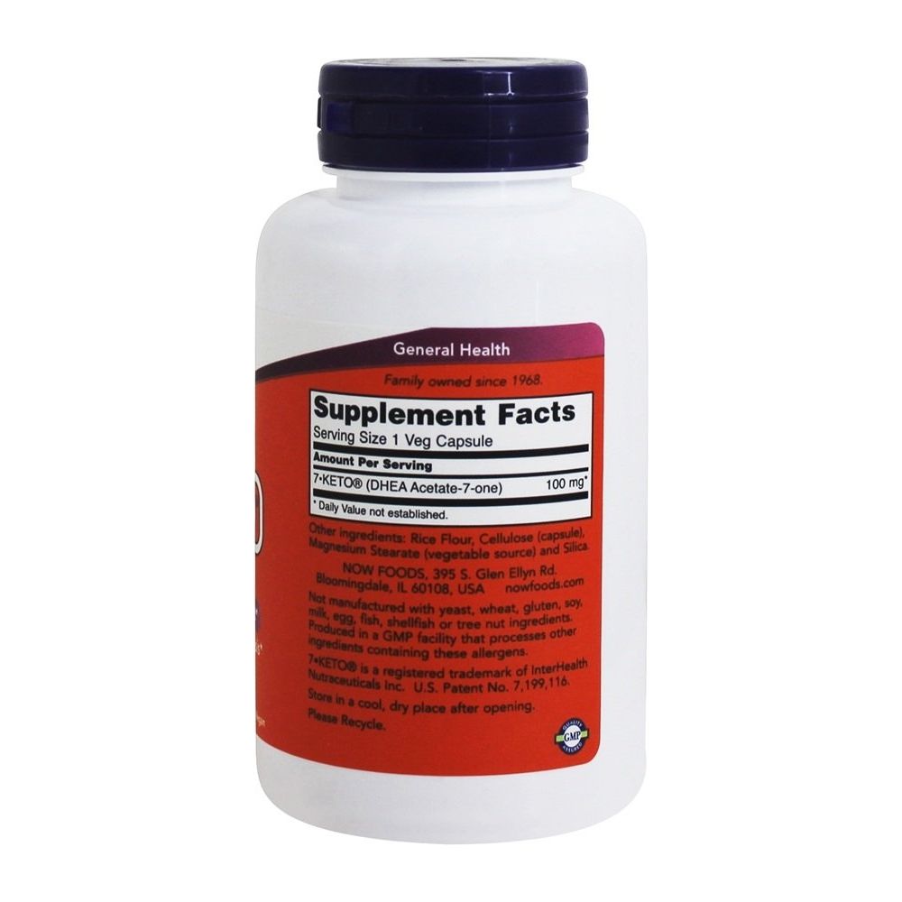 Now Foods 7-Keto 100mg 120 Vcaps - 3014