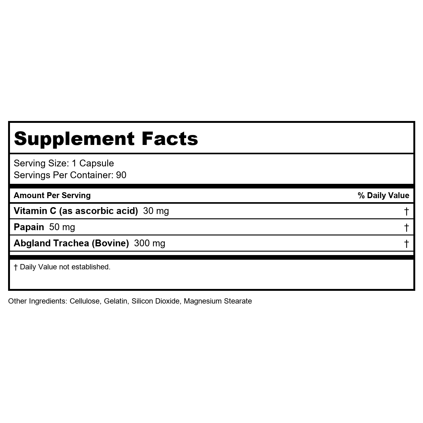 Cardiovascular Research Mucopolysaccharide Concentrate 90 Capsules