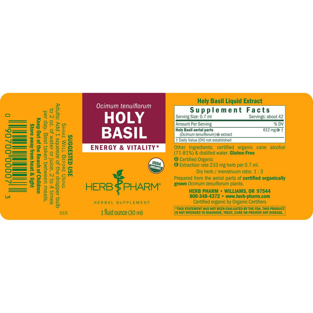Herb Pharm Holy Basil 1oz
