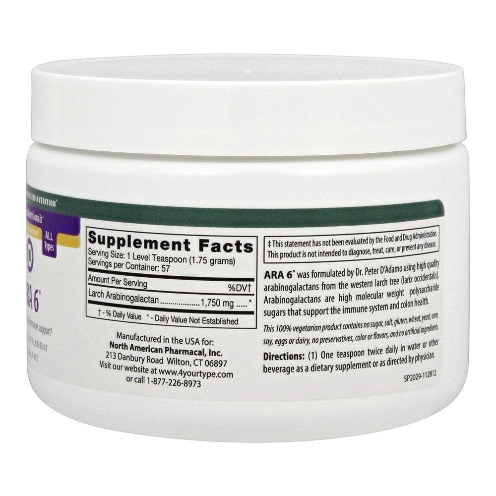 D'Adamo ARA 6 Powder 100 Grams
