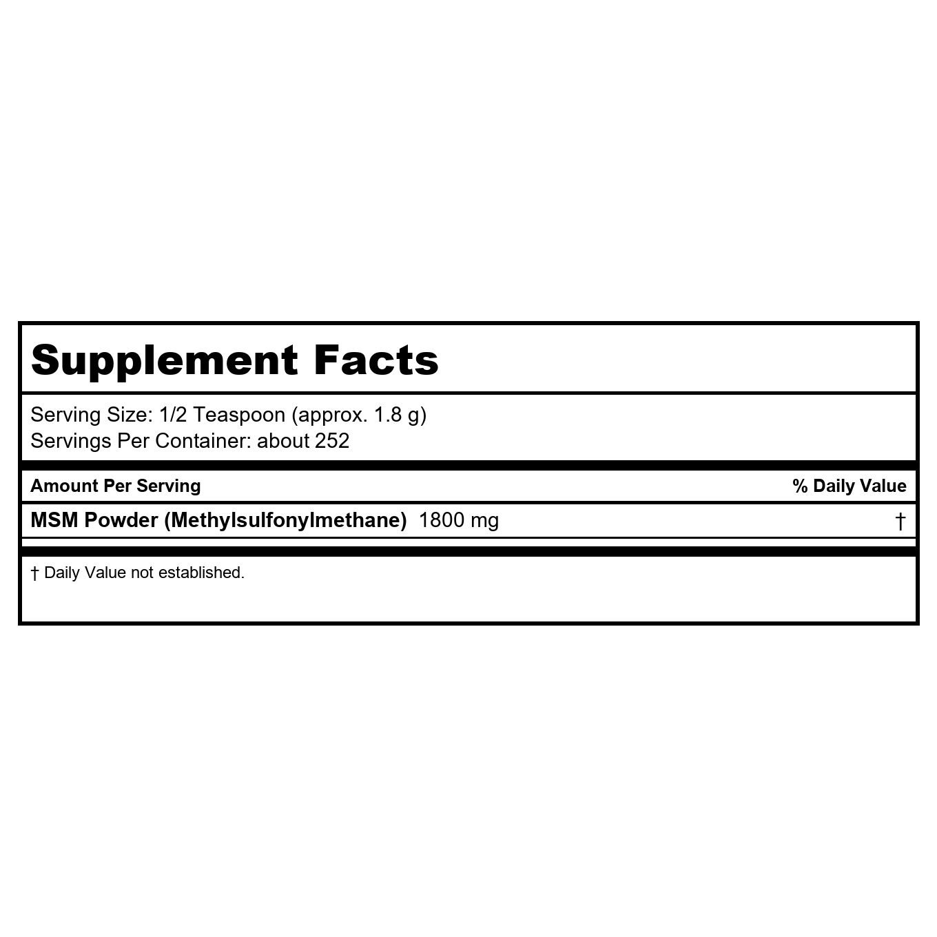 Now Foods MSM Powder 1 Pound - 2126