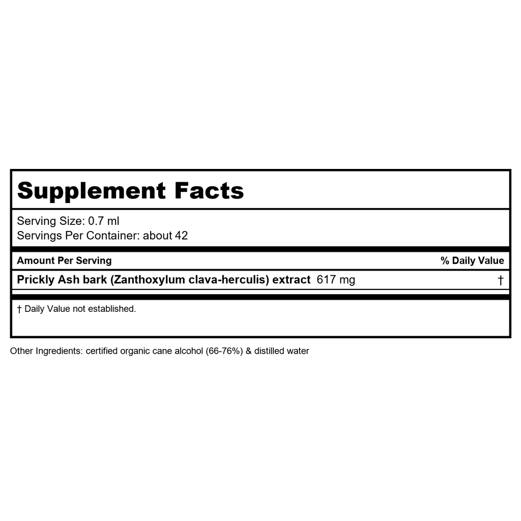 Herb Pharm Prickly Ash 1oz