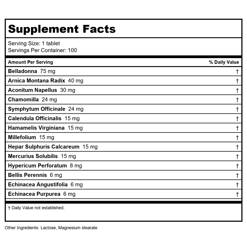 Traulevium Traulevium 100 Tablets