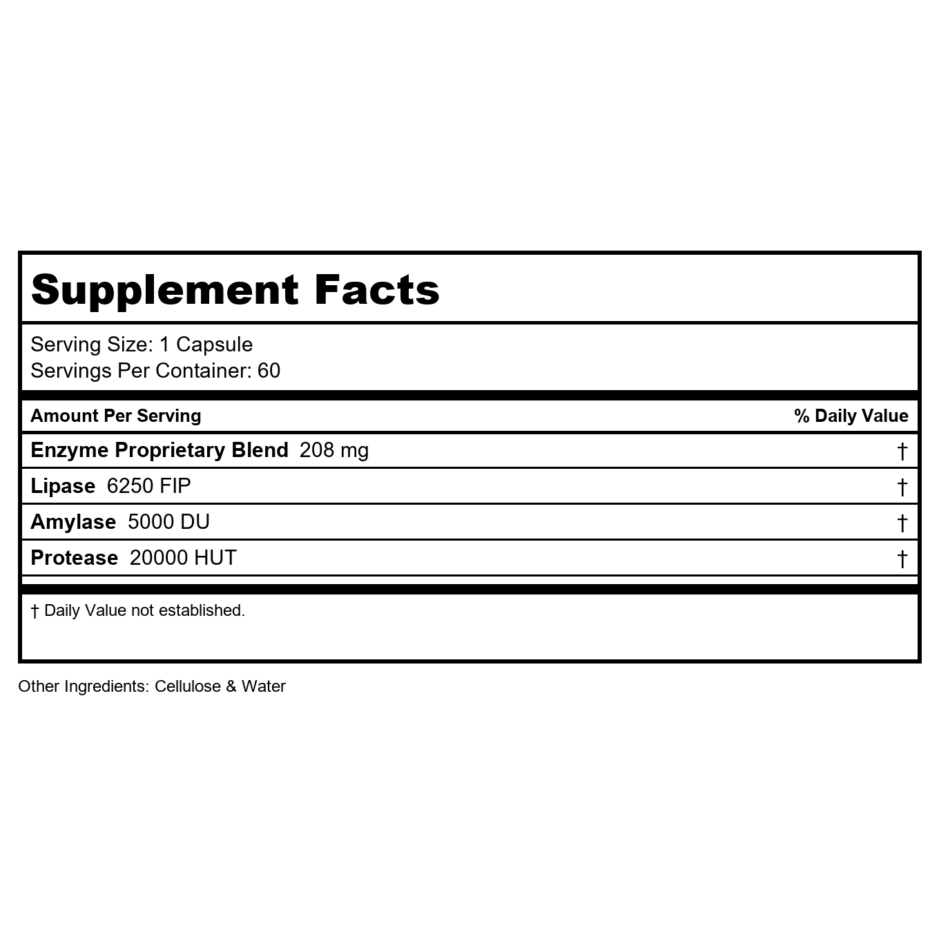 Transformation Enzymes LypoZyme 60 Capsules
