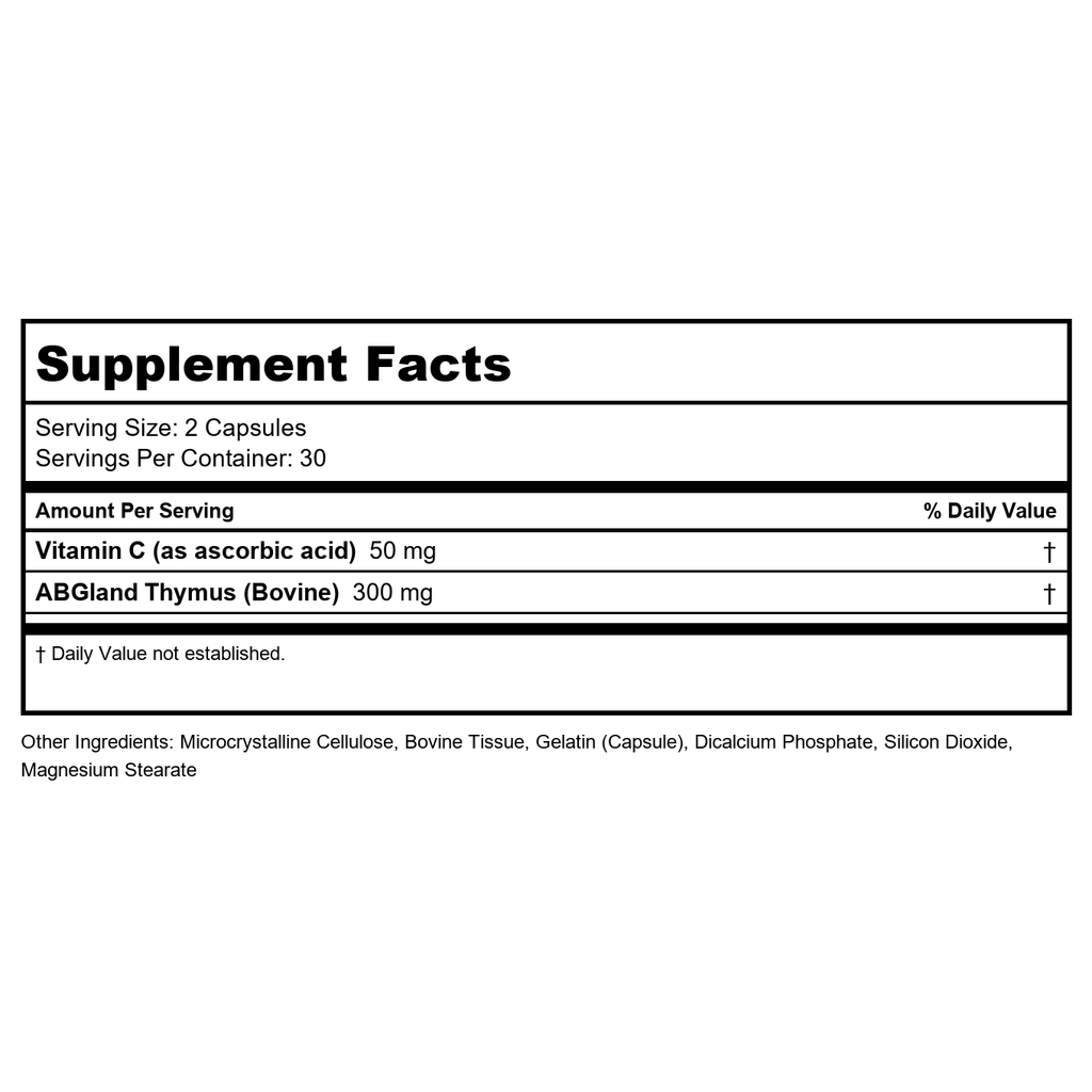 Ecological Formulas T Cell Formula 60 Capsules