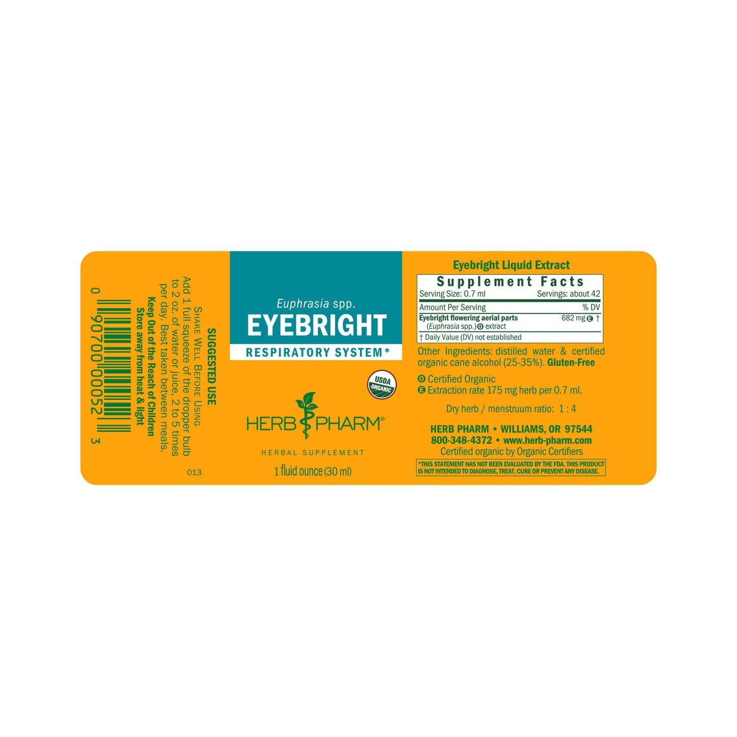 Herb Pharm Eyebright 4oz