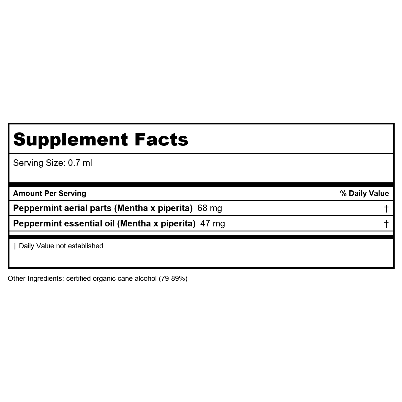 Herb Pharm Peppermint Spirits 4oz