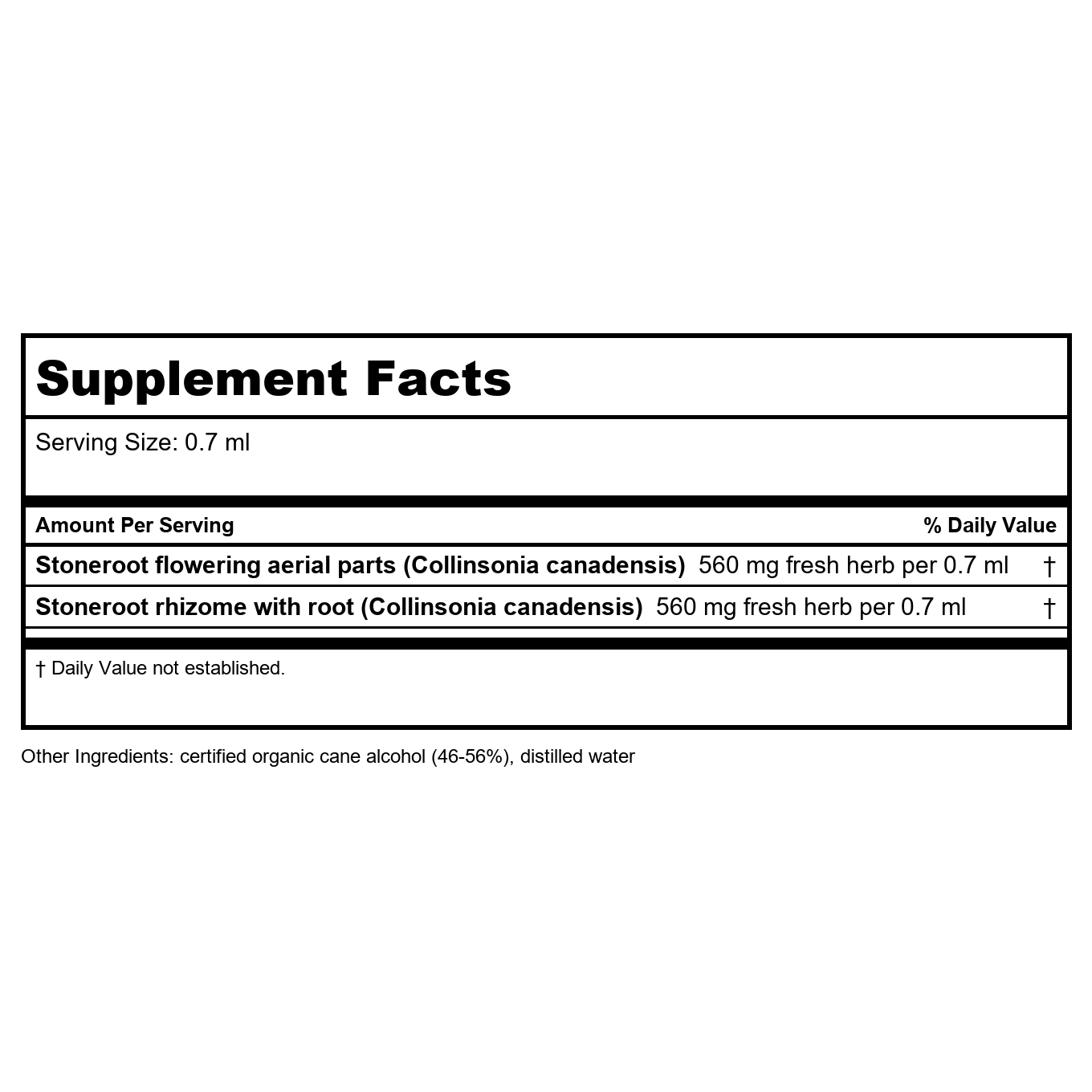 Herb Pharm Stoneroot Blend 4oz