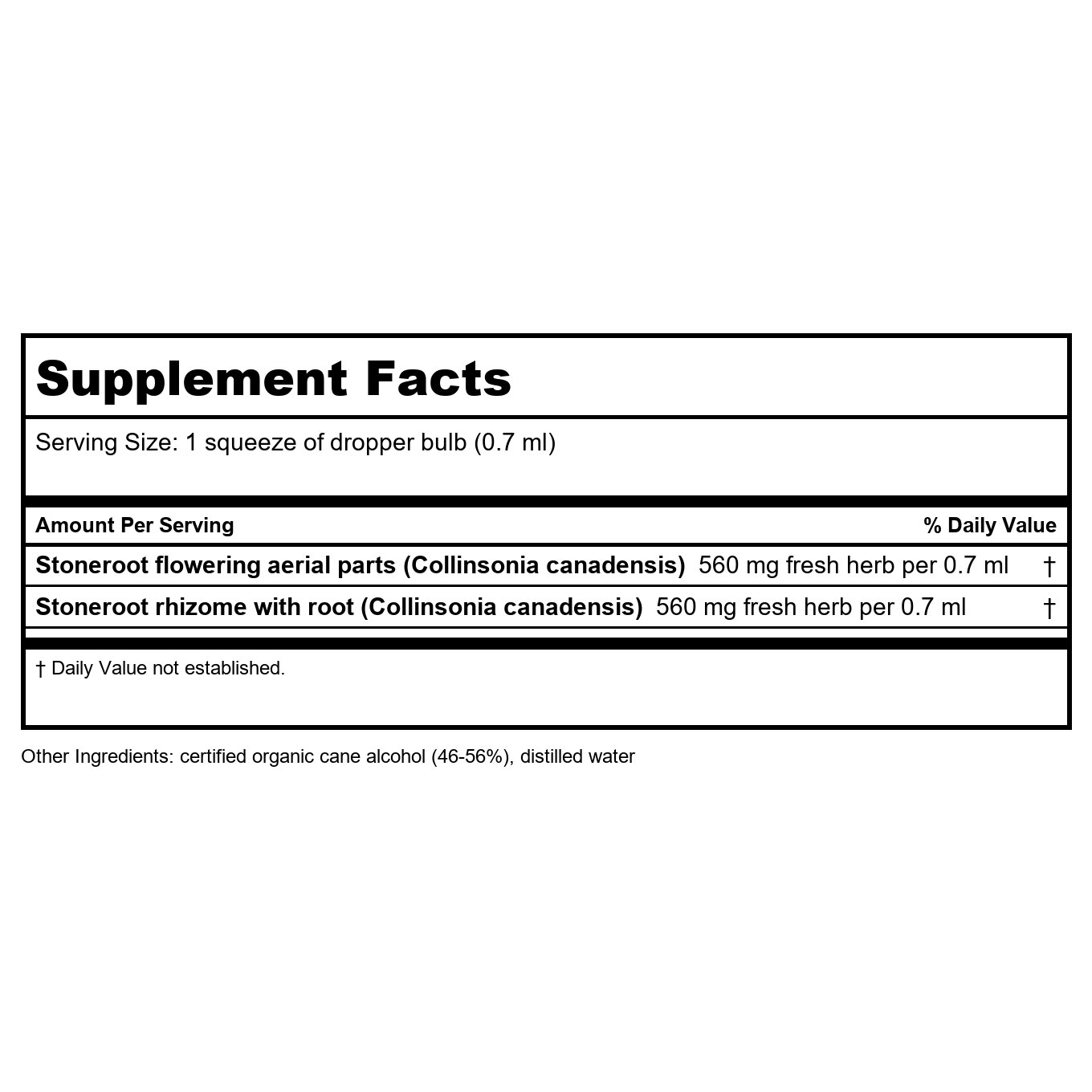 Herb Pharm Stoneroot Blend 1oz