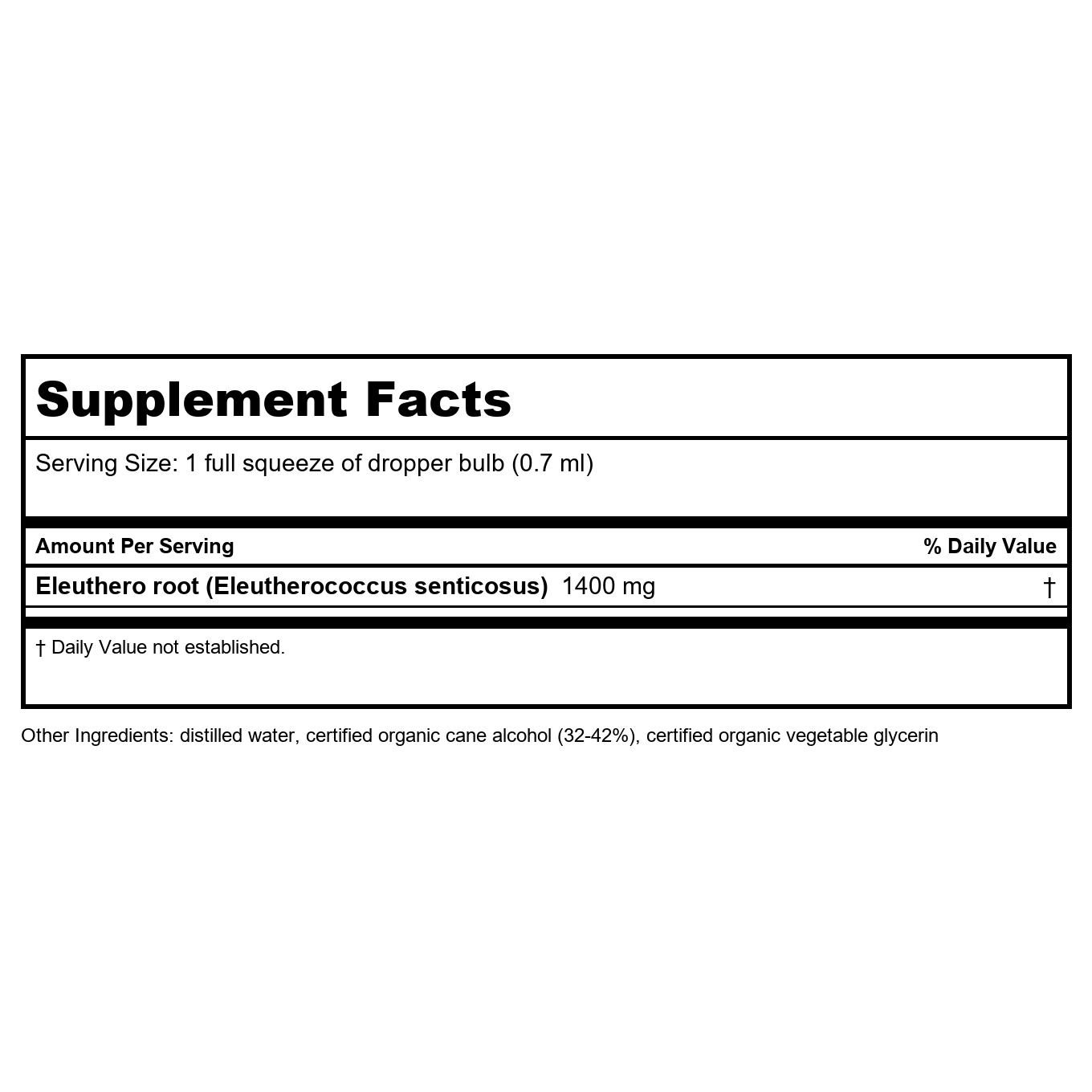 Herb Pharm Eleuthero 1oz