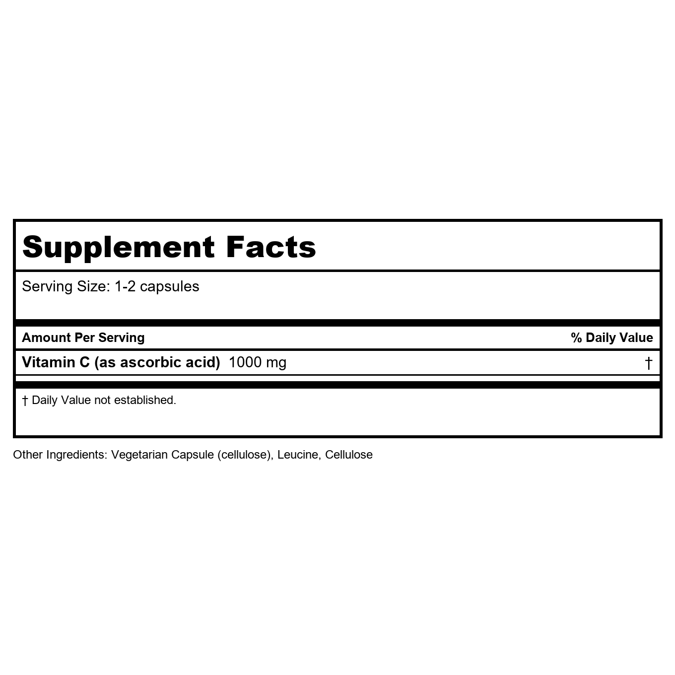 Vital Nutrients Vitamin C With Bioflavonoids 220 Capsules