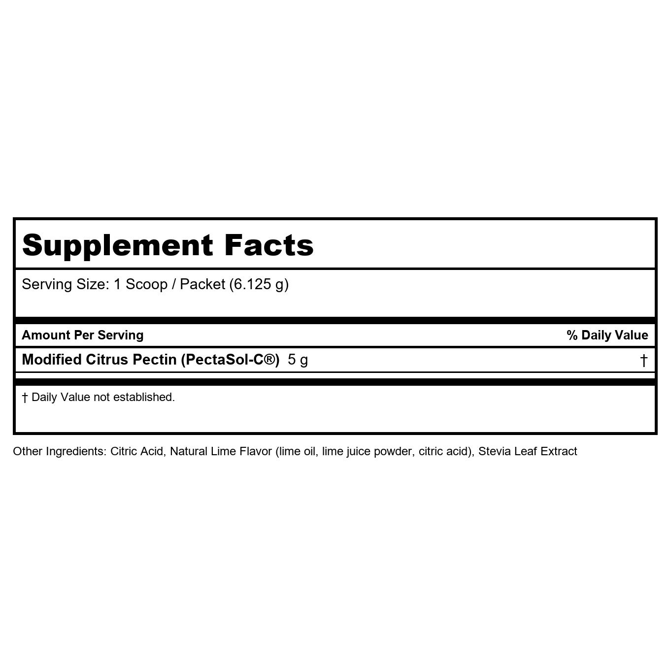 Clinical Synergy PectaSol-C Professional Lime Powder 551.25 Grams - B08F149TT7