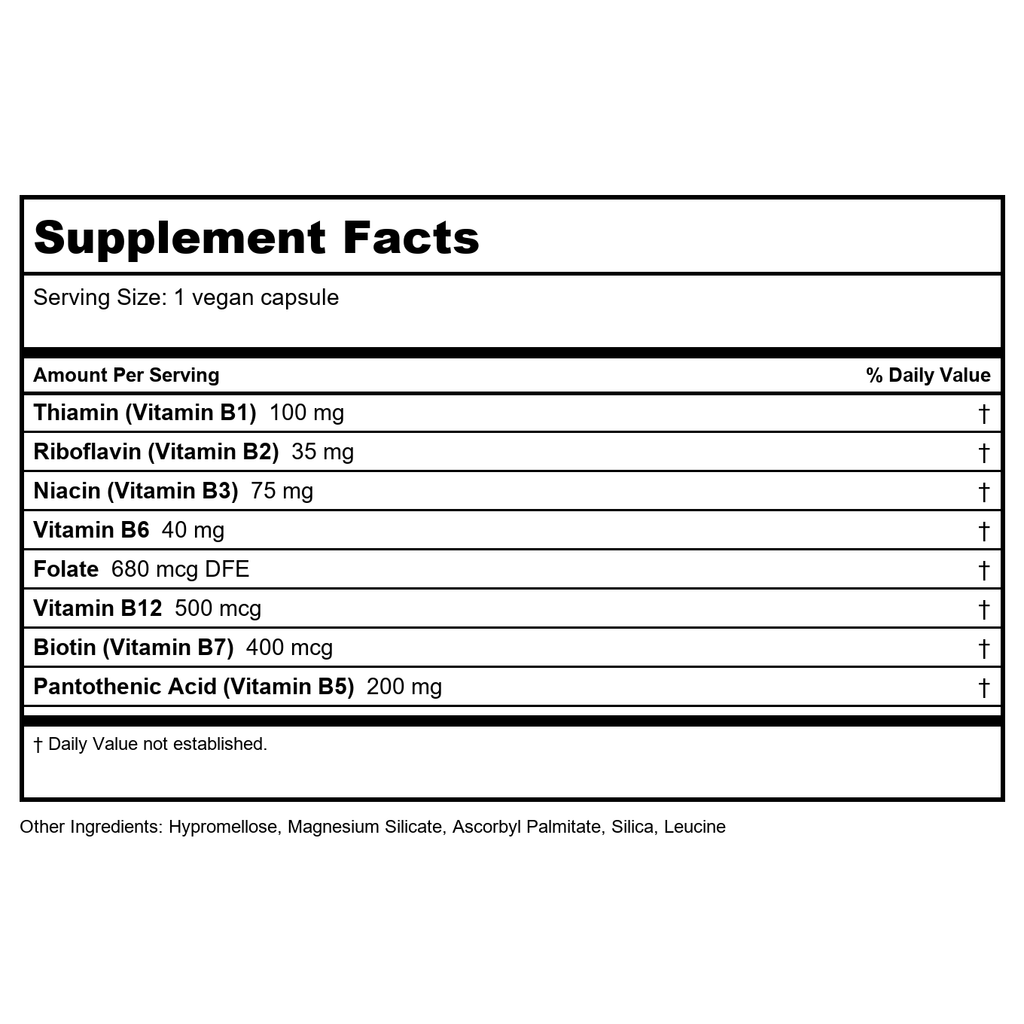 Vital Nutrients B-Complex 120 Vcaps