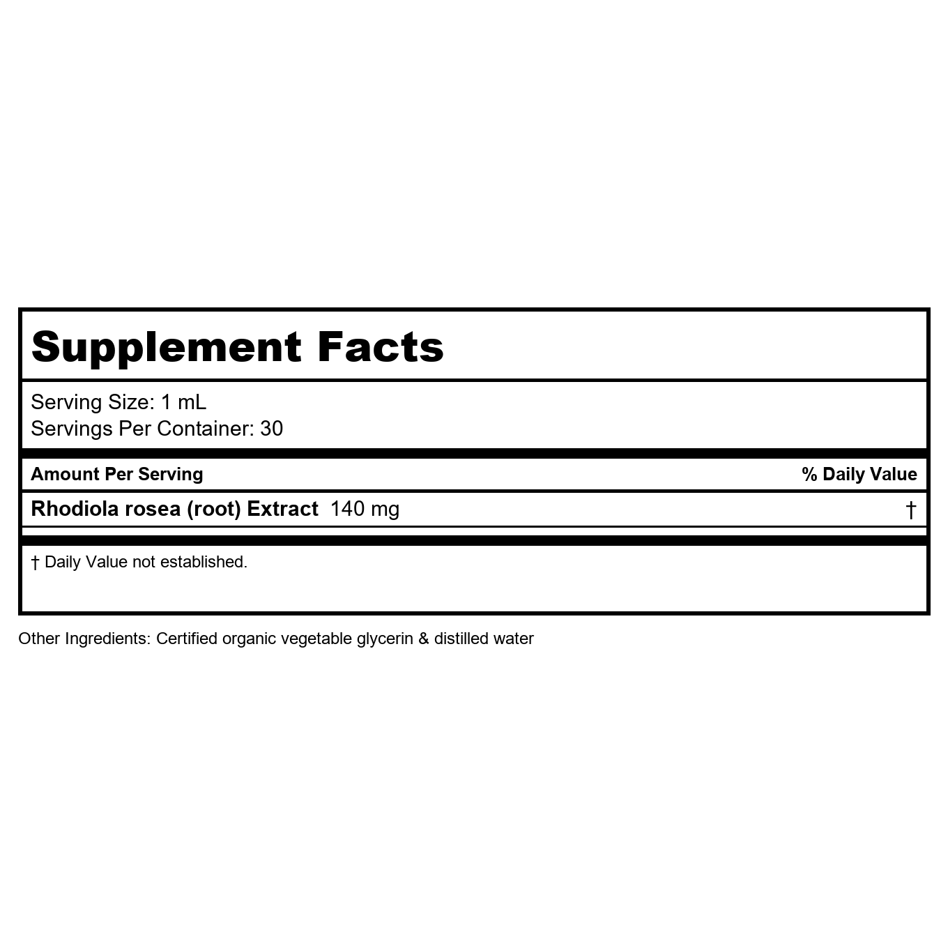 Herb Pharm Rhodiola 1oz