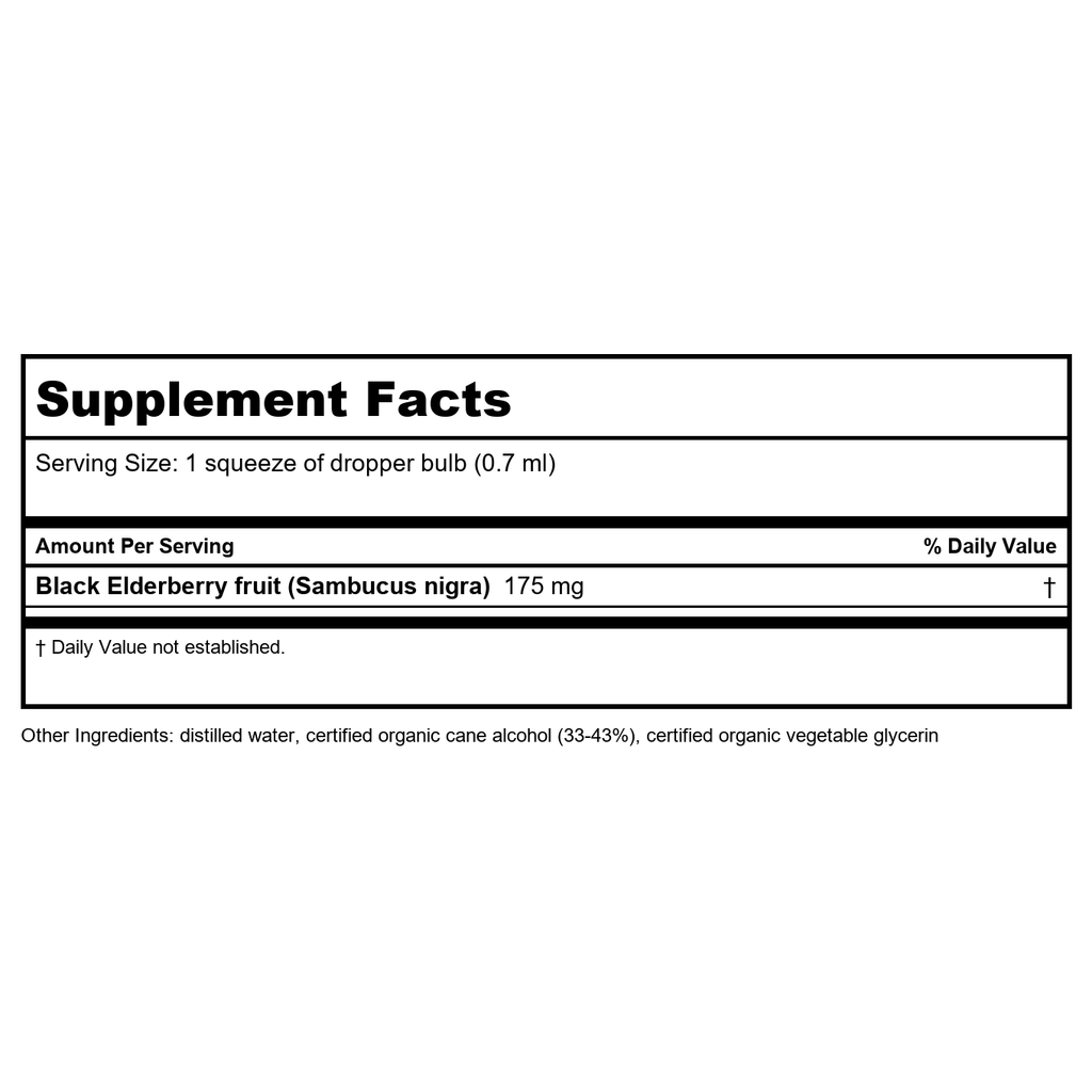 Herb Pharm Black Elderberry 1oz