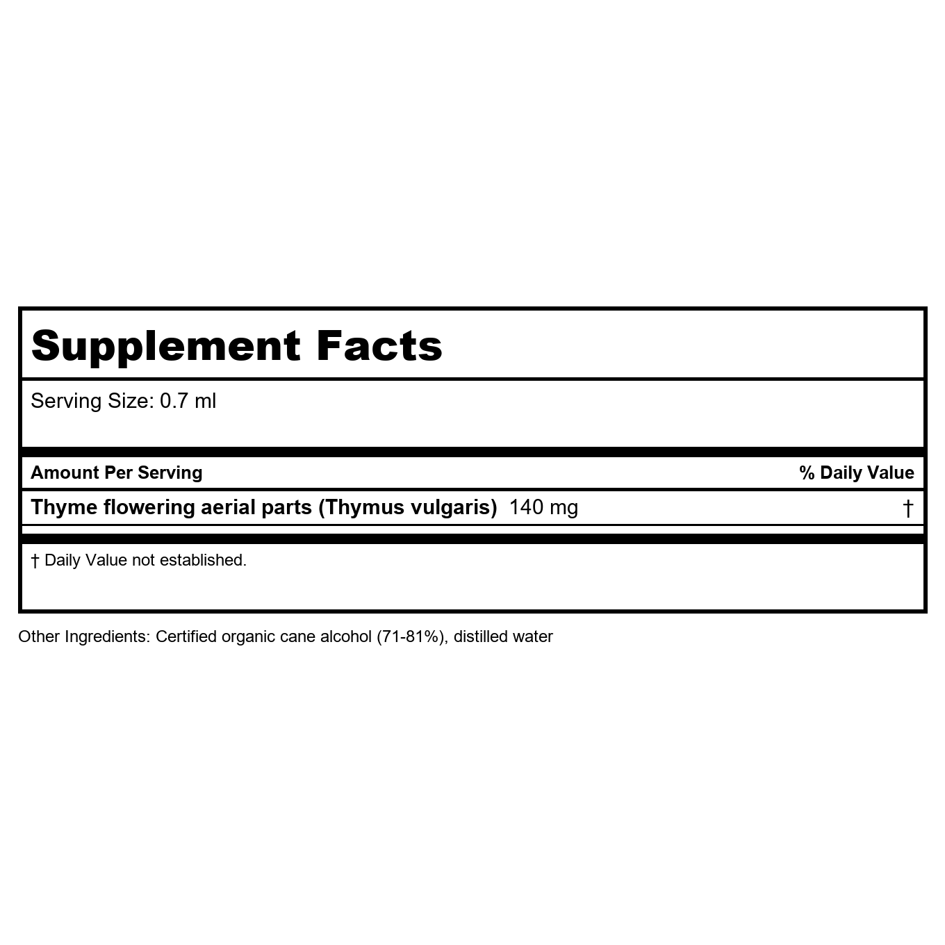 Herb Pharm Thyme 1oz
