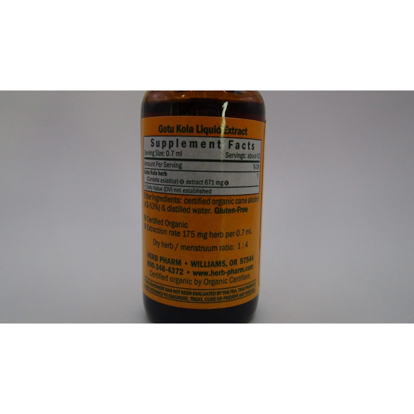 Herb Pharm Gotu Kola 1oz